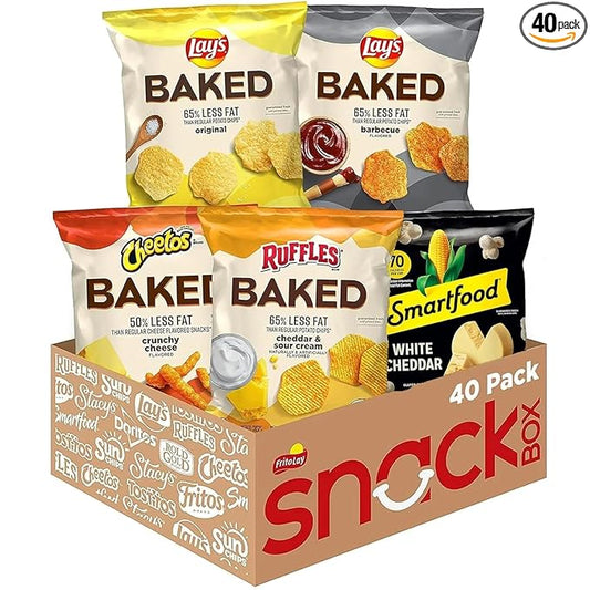 Baked & Popped Mix Variety Pack, (Pack of 40)