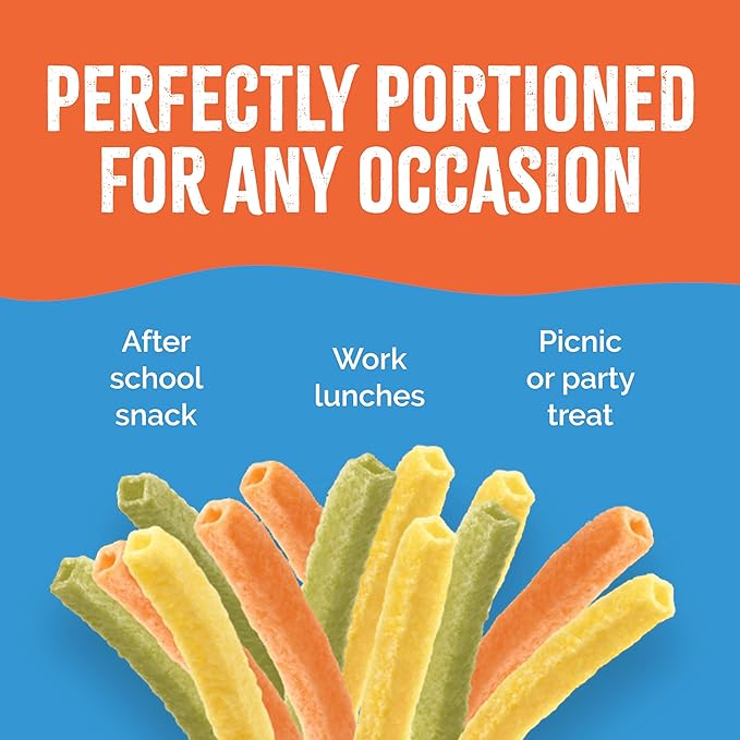 Veggie Straws Multi-Pack, Sea Salt and Zesty Ranch Flavor, Gluten-Free Chips