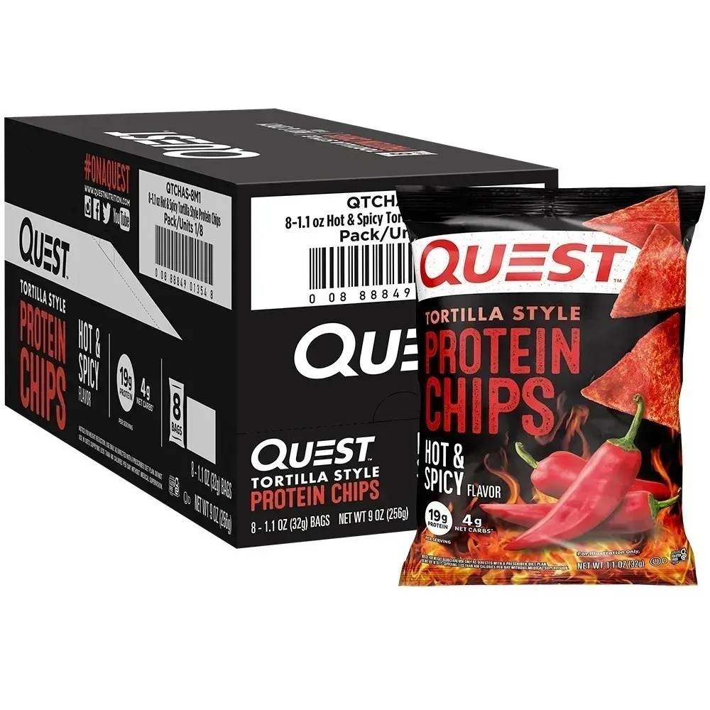 Quest Nutrition Tortilla Chip Cheese Protein Potato Chips Promotional Sale