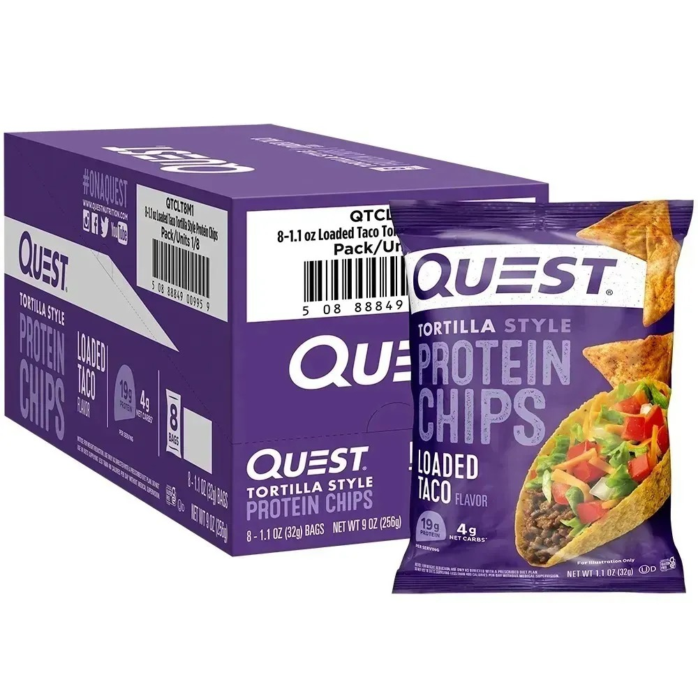 Quest Nutrition Tortilla Chip Cheese Protein Potato Chips Promotional Sale