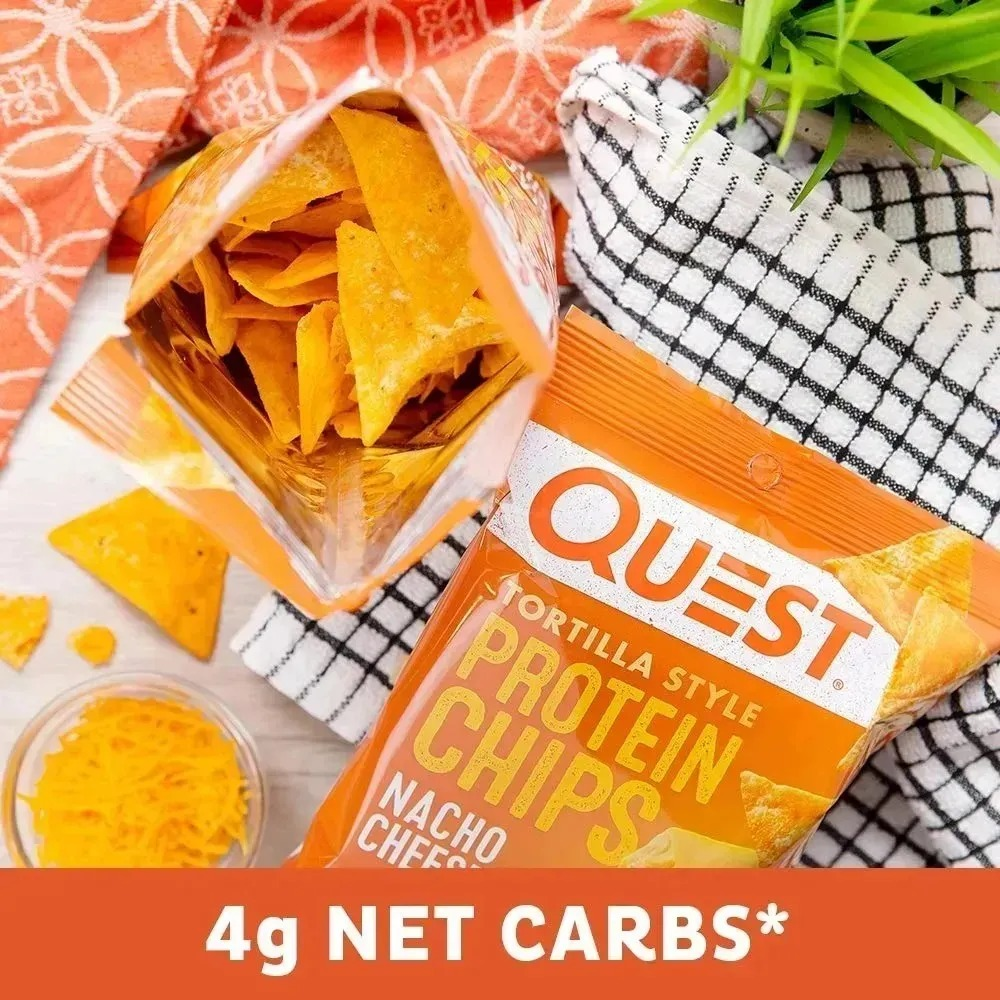 Quest Nutrition Tortilla Chip Cheese Protein Potato Chips Promotional Sale