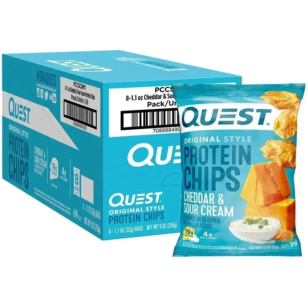 Quest Nutrition Tortilla Chip Cheese Protein Potato Chips Promotional Sale