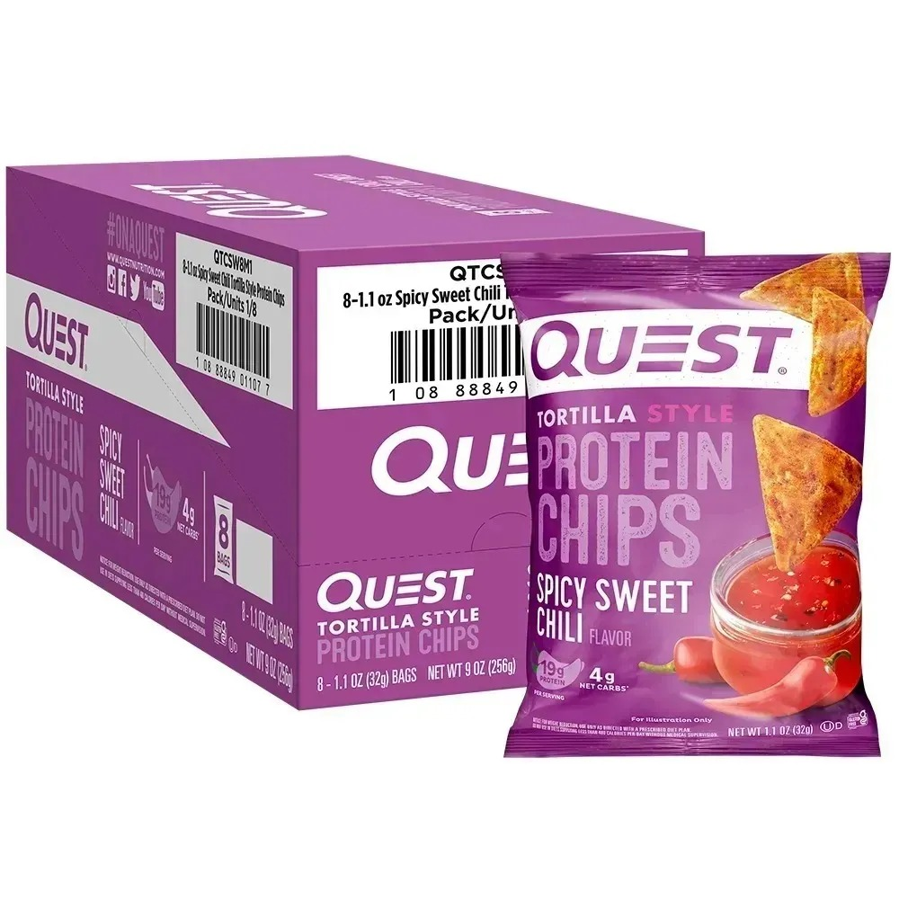 Quest Nutrition Tortilla Chip Cheese Protein Potato Chips Promotional Sale