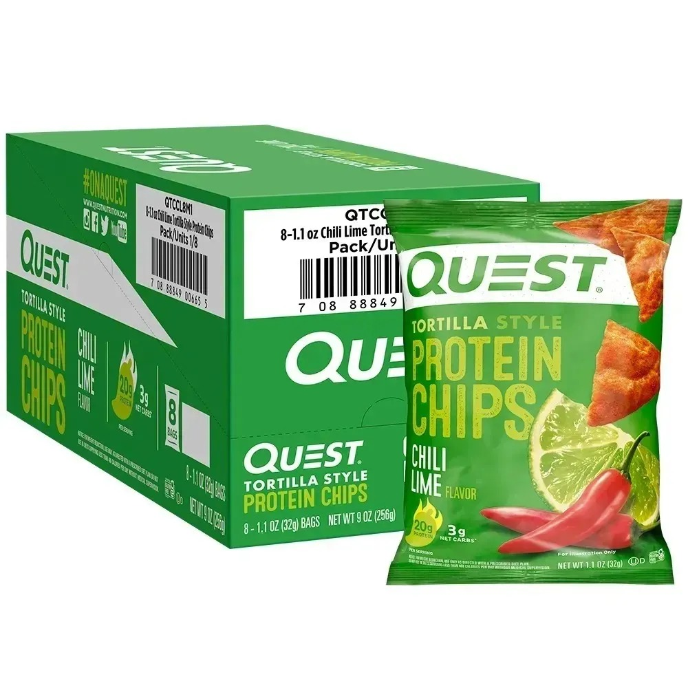 Quest Nutrition Tortilla Chip Cheese Protein Potato Chips Promotional Sale